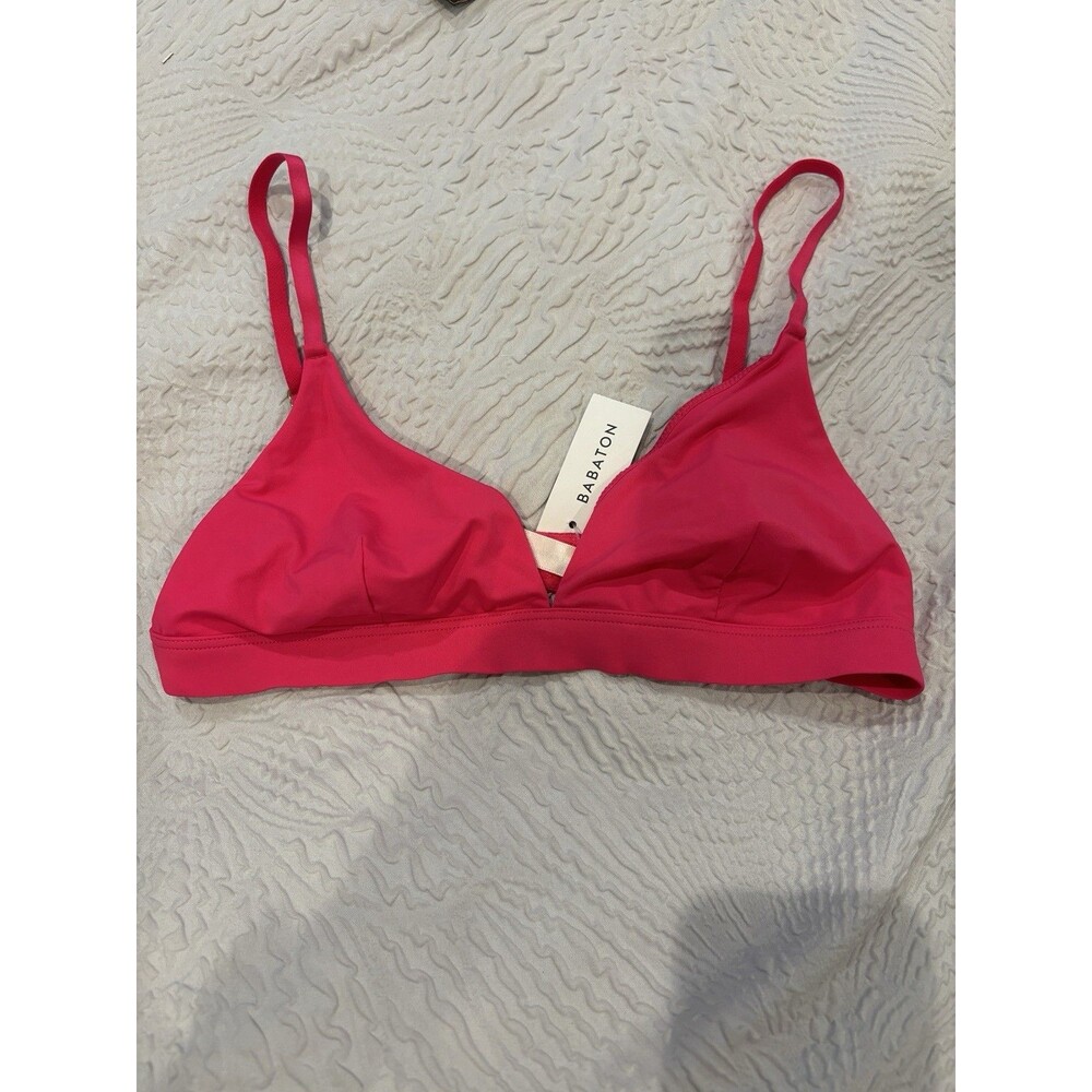 Babaton Justin Bralette Fuchsia Pink Size Medium NWT Aritzia